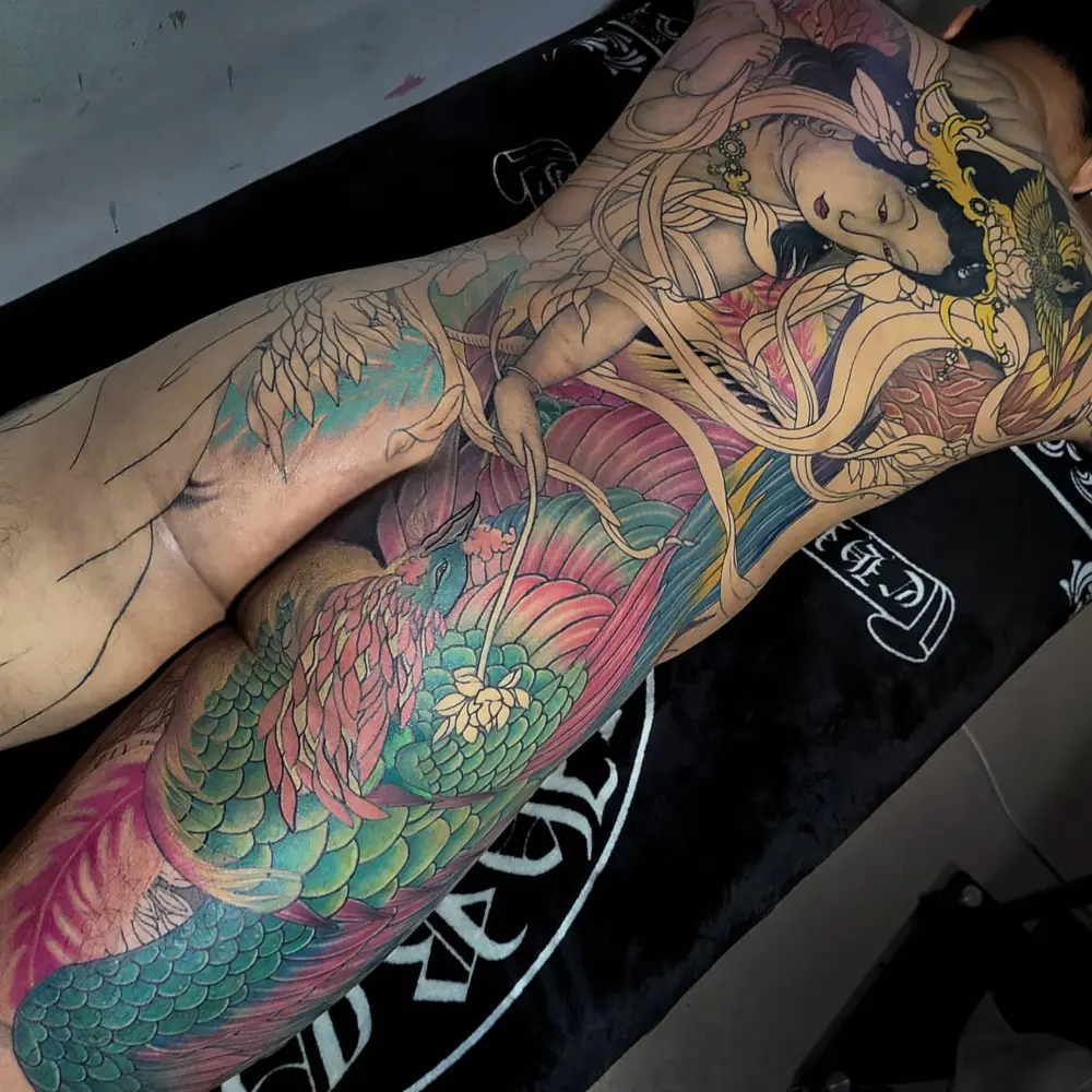 Flower, Dragon, Nature