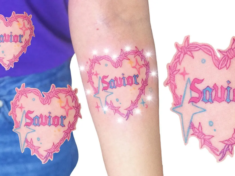 Lettering, Flower
