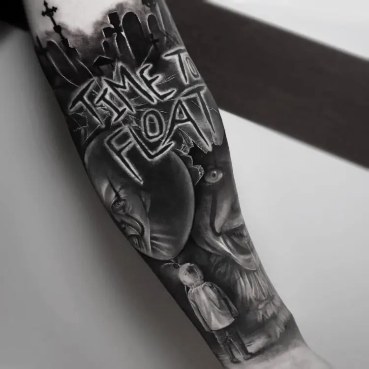 Skull, Lettering