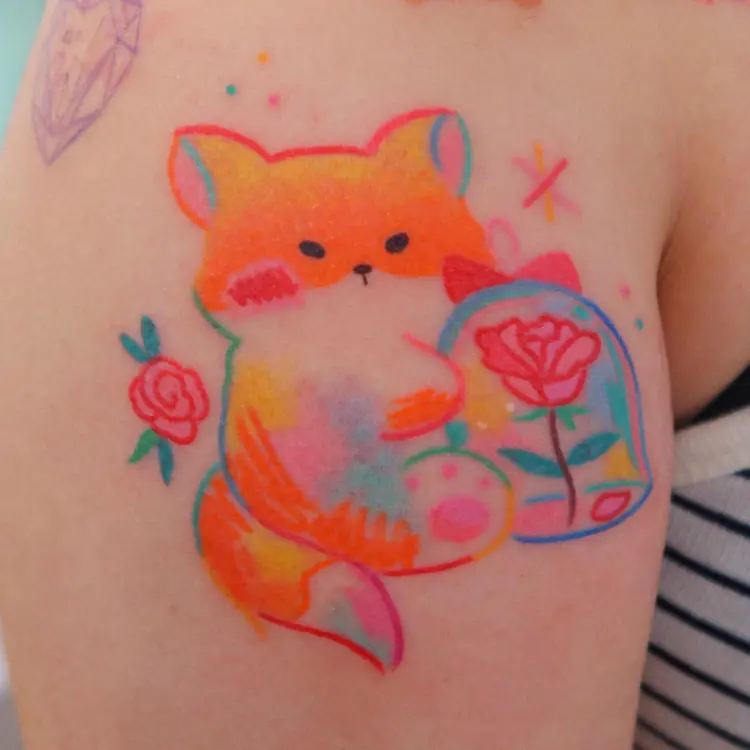 Animal, Flower, Rose