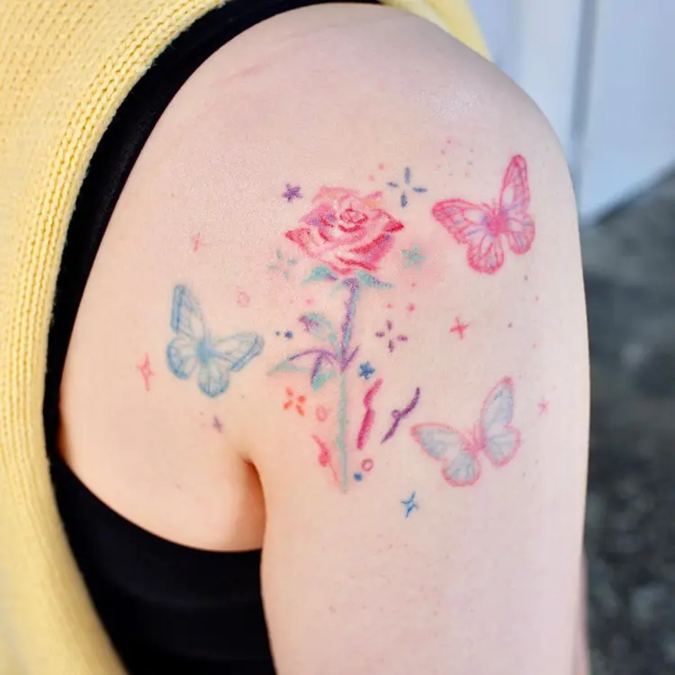 Flower, Rose, Animal