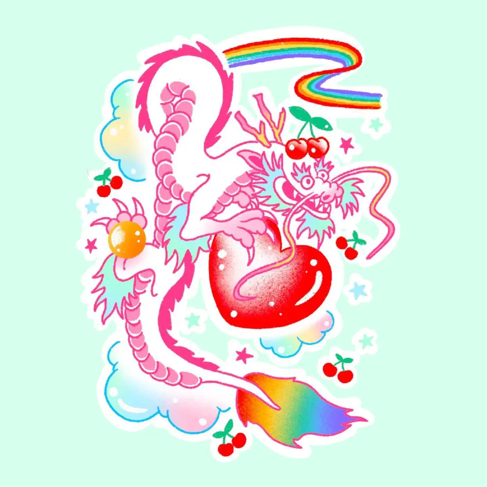 Nature, Flower, Dragon