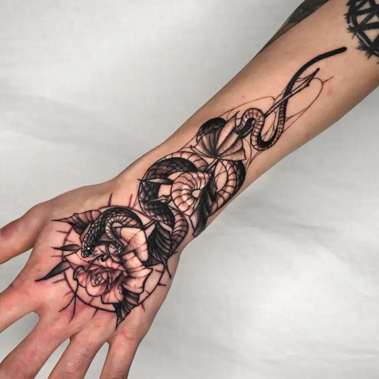 Snake, Flower