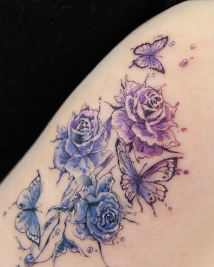Rose, Flower, Animal