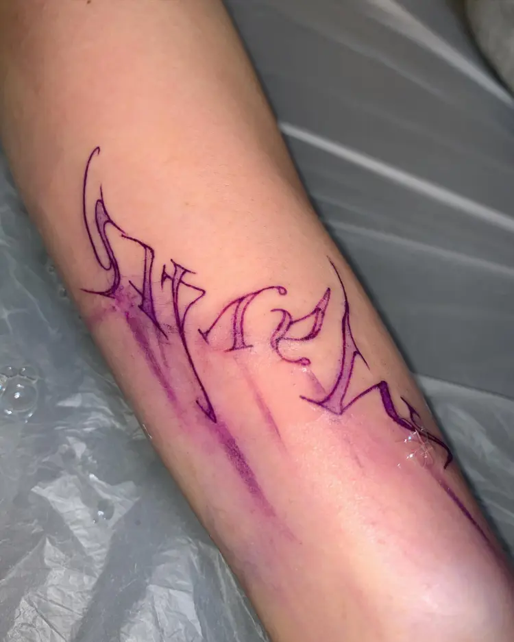 Lettering