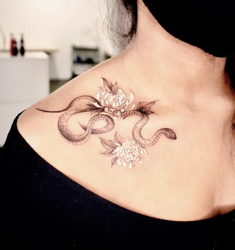 Flower, Snake