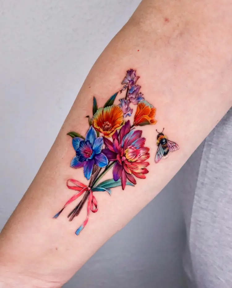 Flower, Animal, Nature