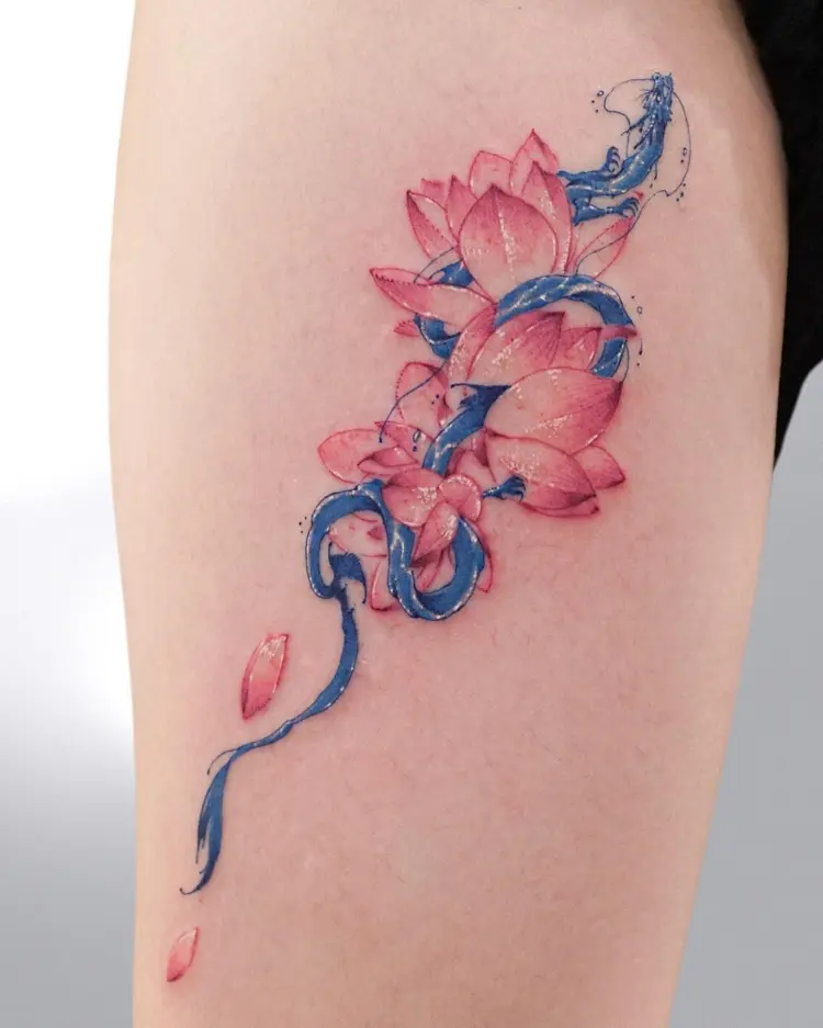 Snake, Nature, Flower