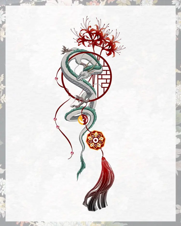 Dragon, Flower, Nature