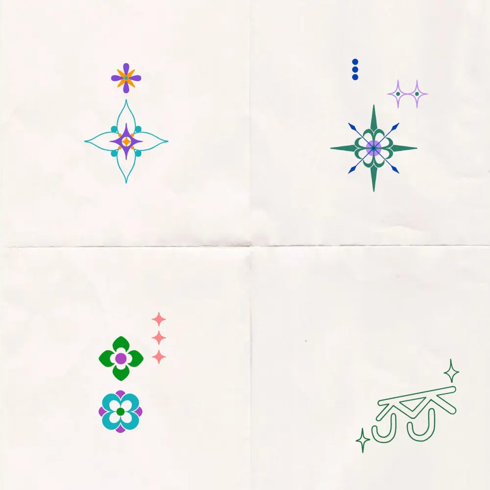 Geometric, Flower