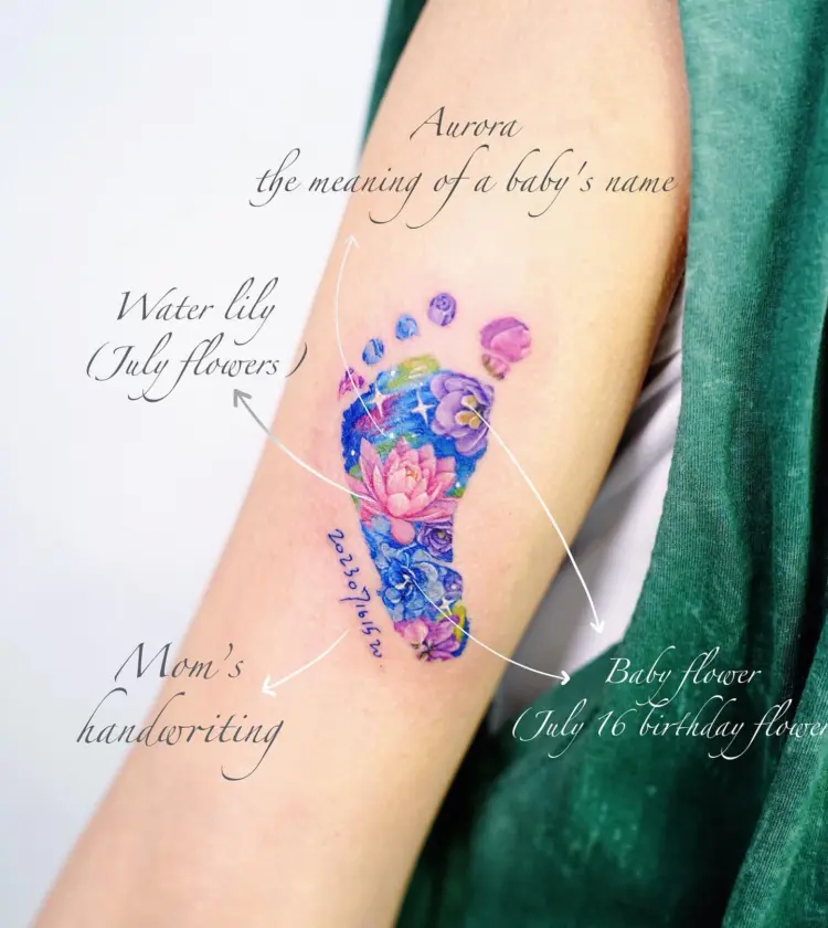 Lettering, Flower