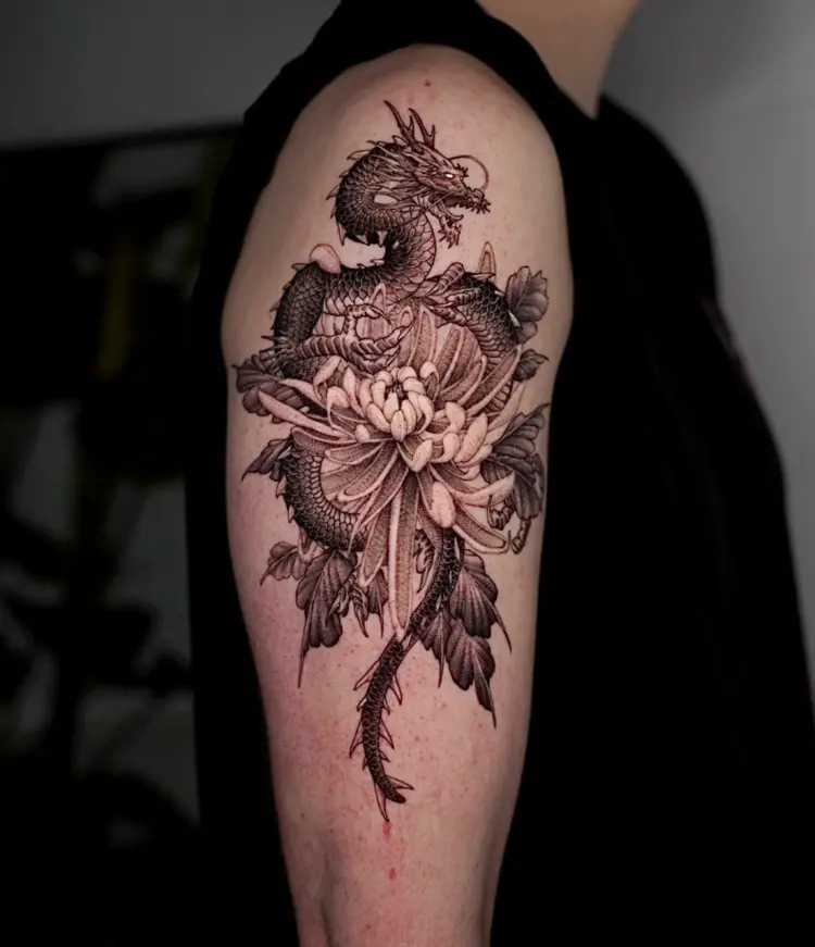 Nature, Dragon, Flower