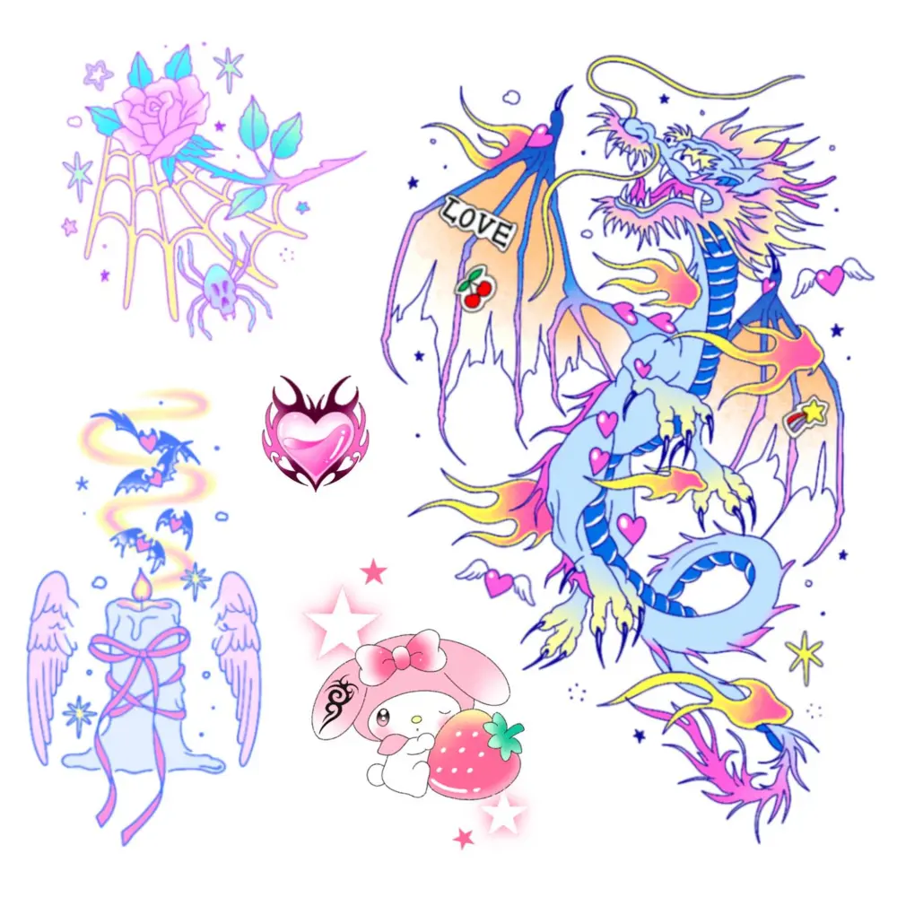 Dragon, Rose, Nature, Flower