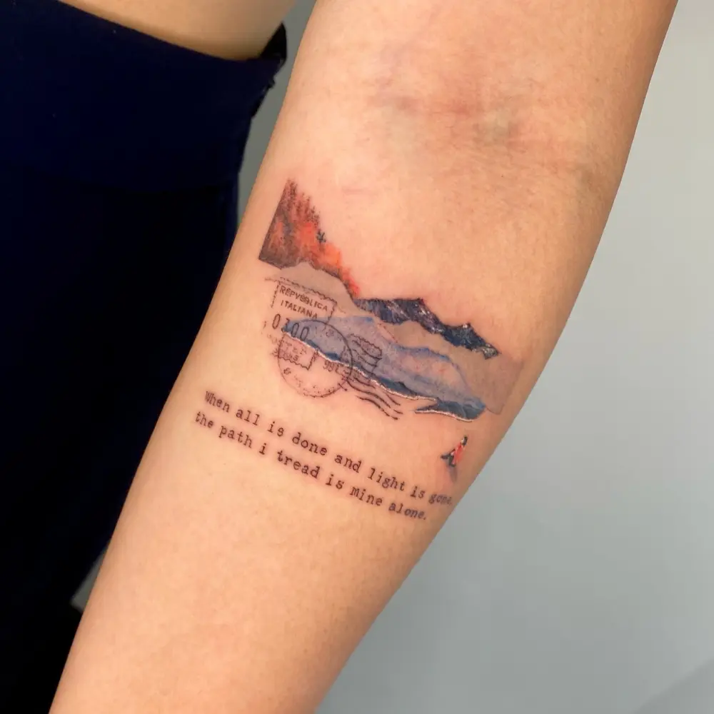 Nature, Lettering