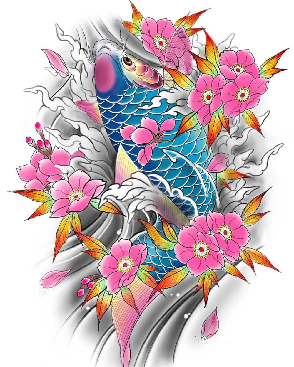 Dragon, Nature, Flower, Animal