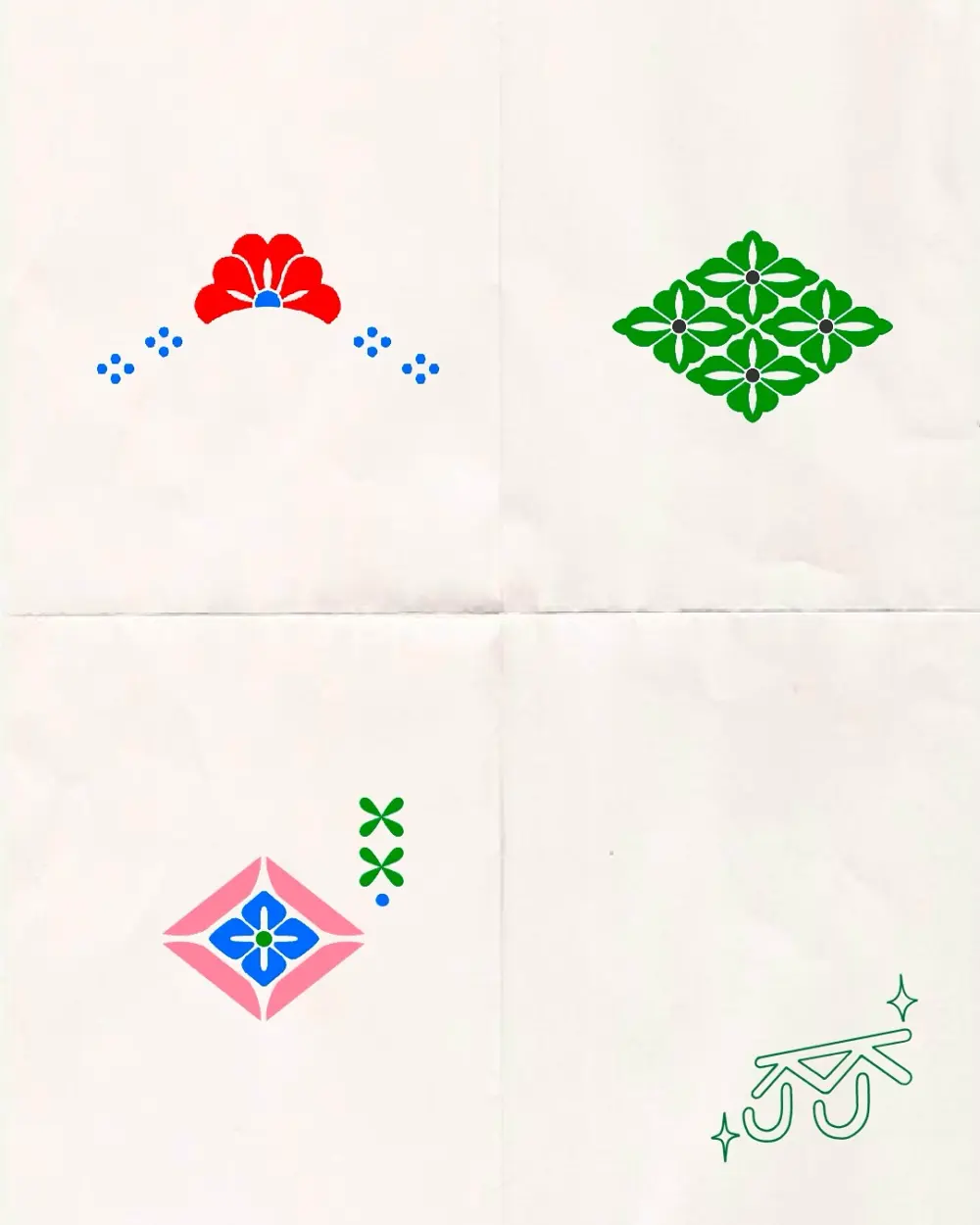 Geometric, Flower