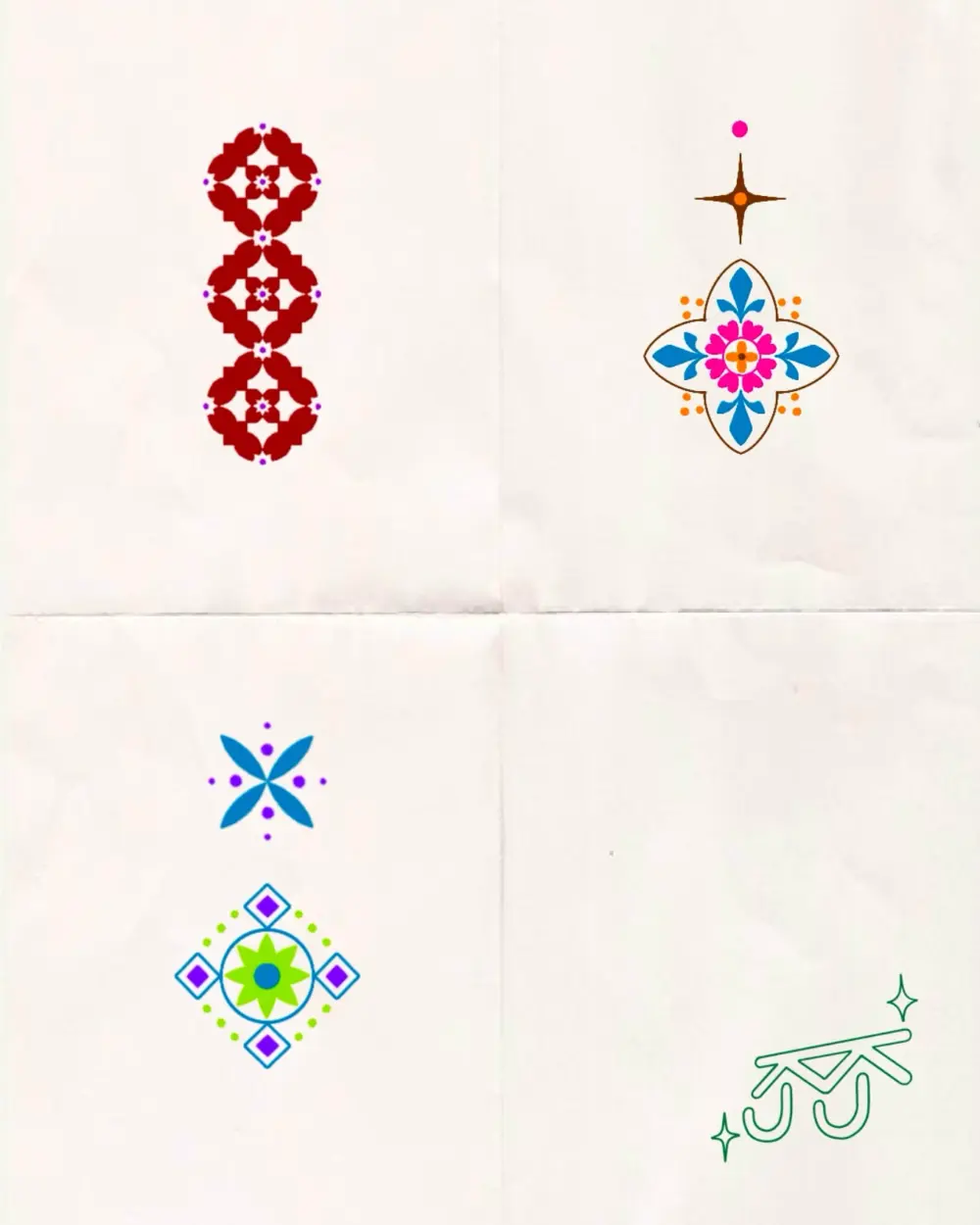 Flower, Geometric