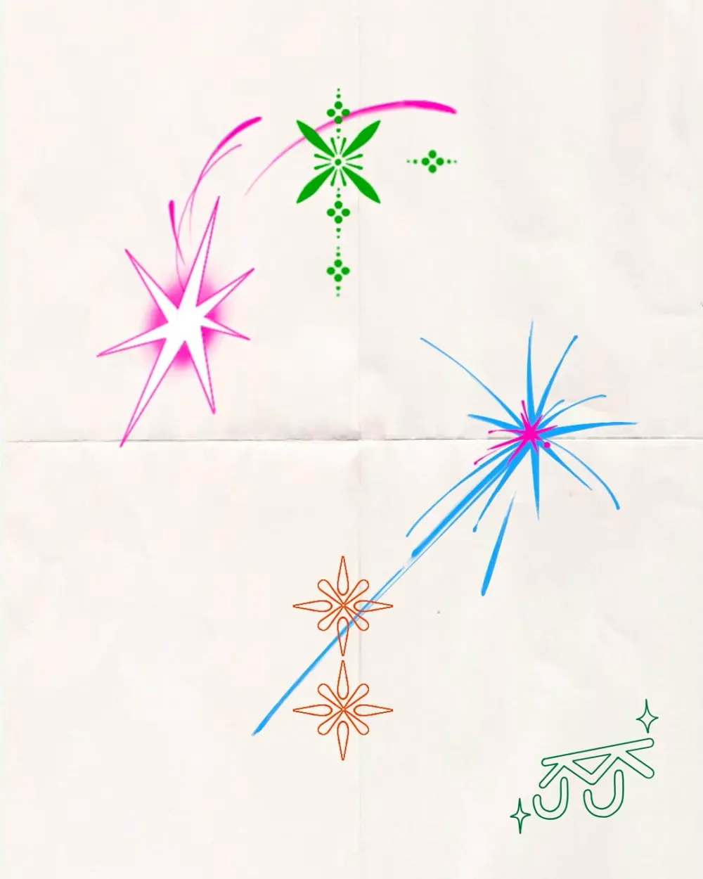 Flower, Nature, Geometric