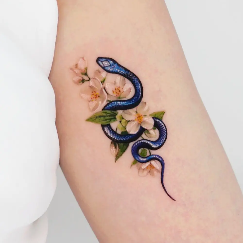 Flower, Nature, Snake