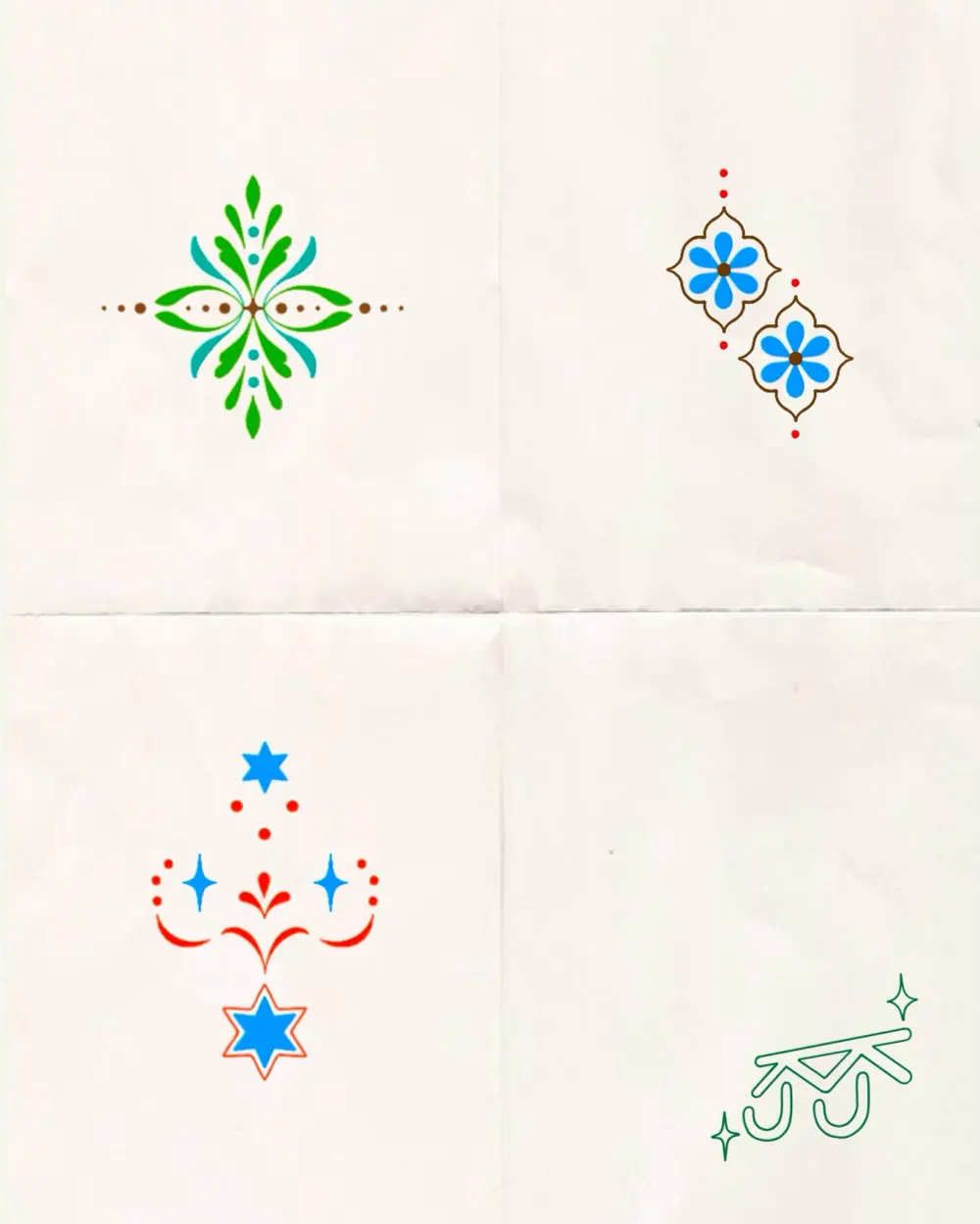 Geometric, Flower