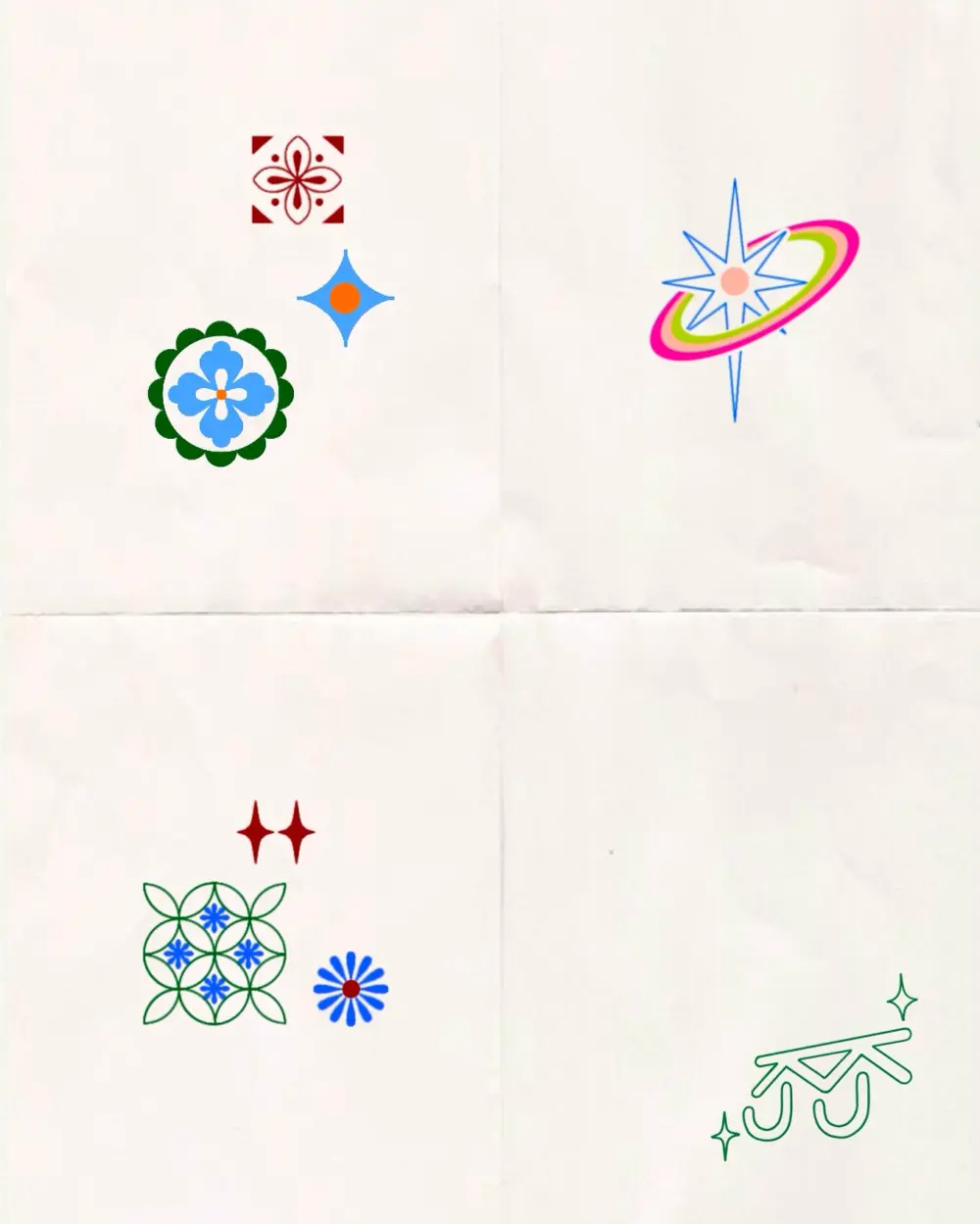 Flower, Geometric