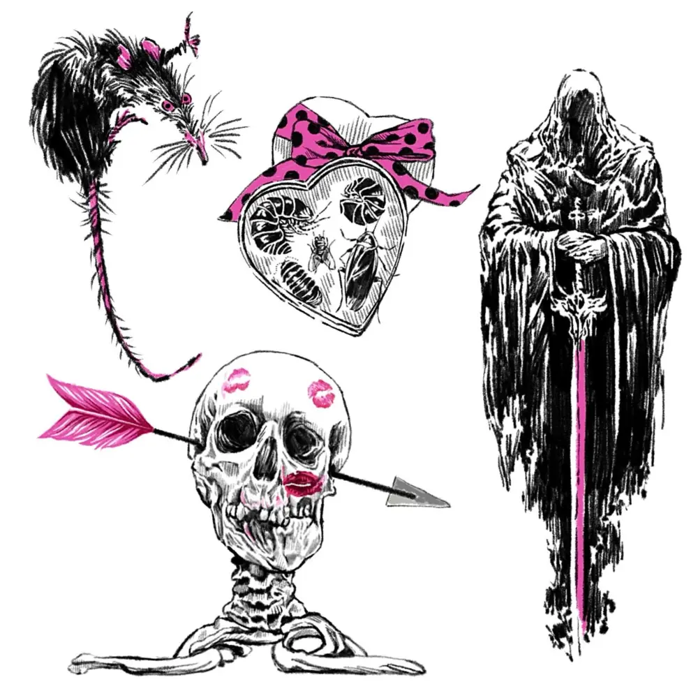 Flower, Skull