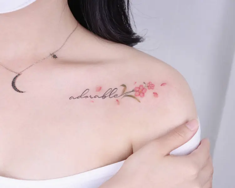 Lettering, Flower