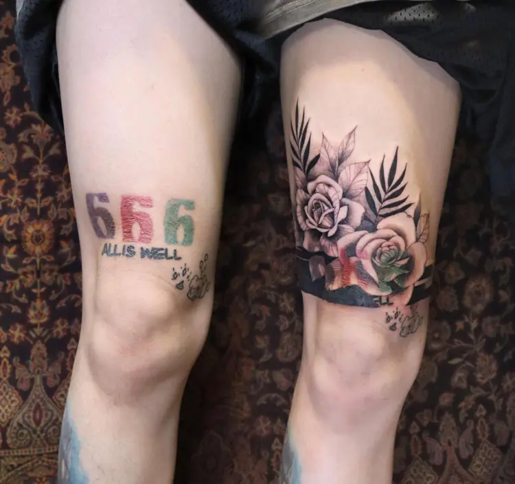 Flower, Lettering, Rose