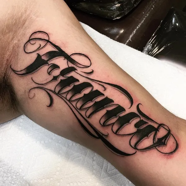 Lettering, 고딕 레터링
