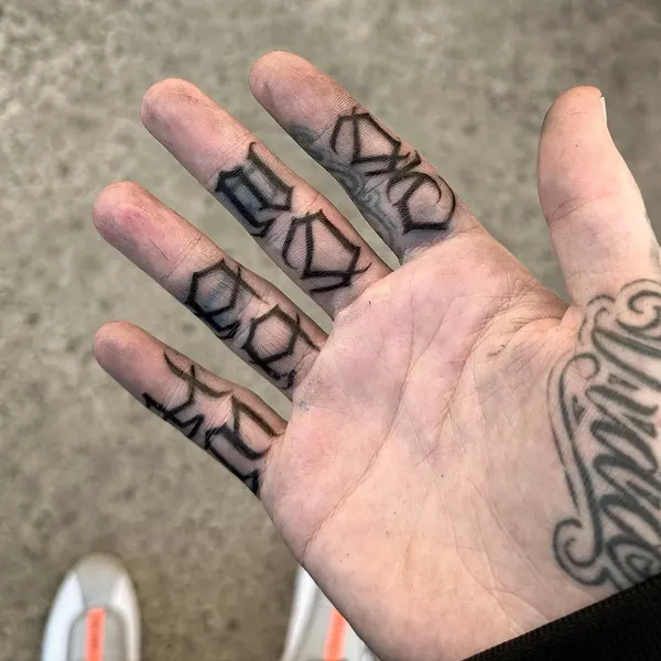 Lettering, 로마 숫자