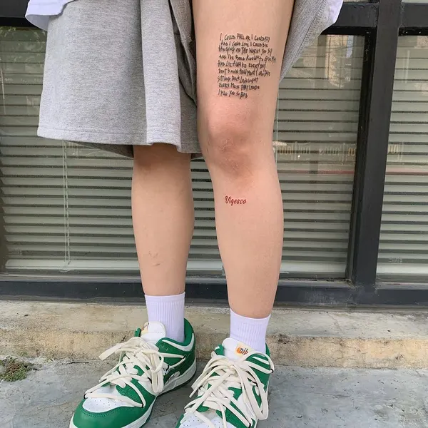 Lettering