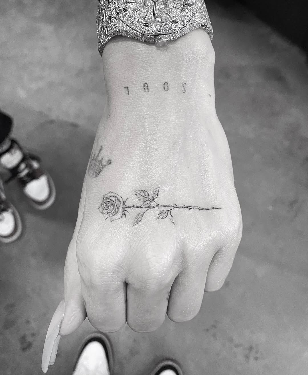 Flower, Rose, Lettering