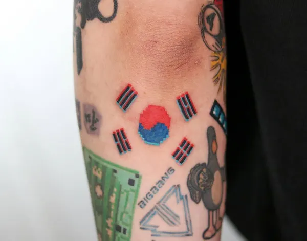 부채, 한국, 한국 장식, 패치워크
