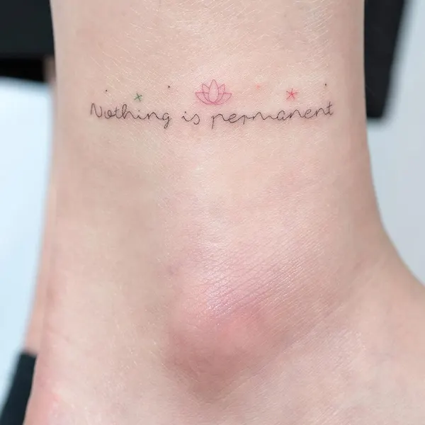 Lettering, 시, 문구, 물망초