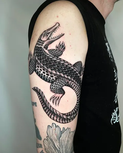 Dragon, 악어