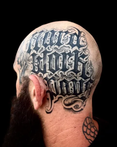 Lettering, 갱스터, 고딕 레터링
