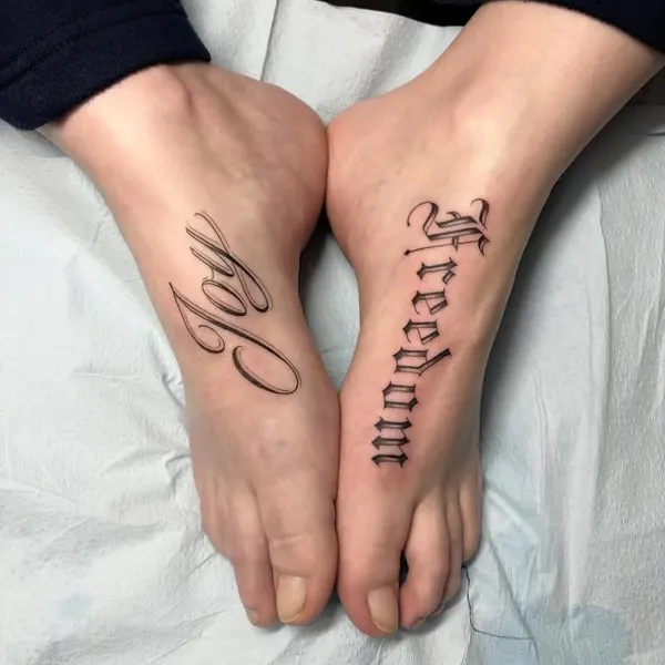 Lettering, 가족 이름, 손글씨
