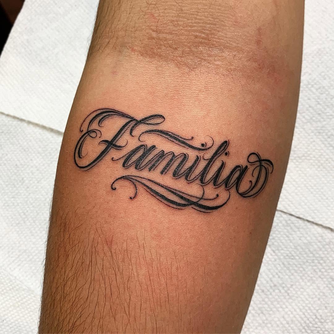 Lettering, 가족 이름, 가족 타투