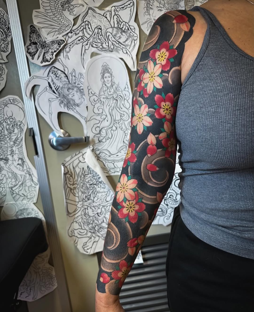 Flower, 슬리브, 풀슬리브, 하프슬리브