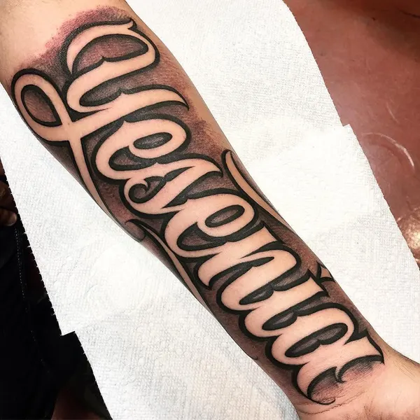 Lettering, 고딕 레터링, 아랍어 레터링