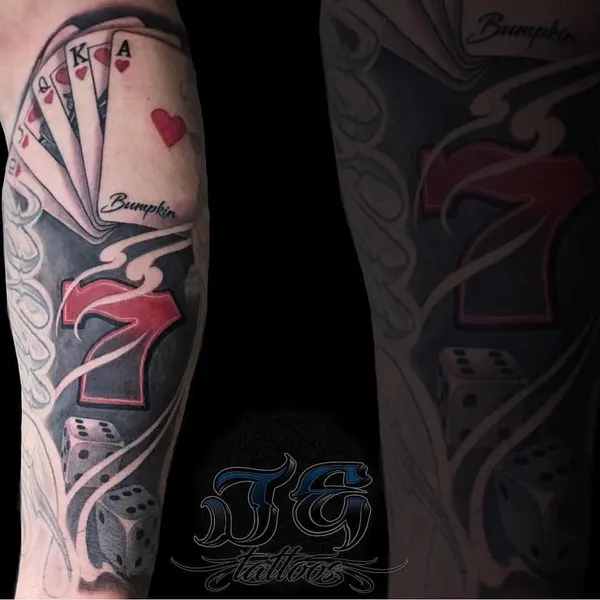 Game Face Tattoo