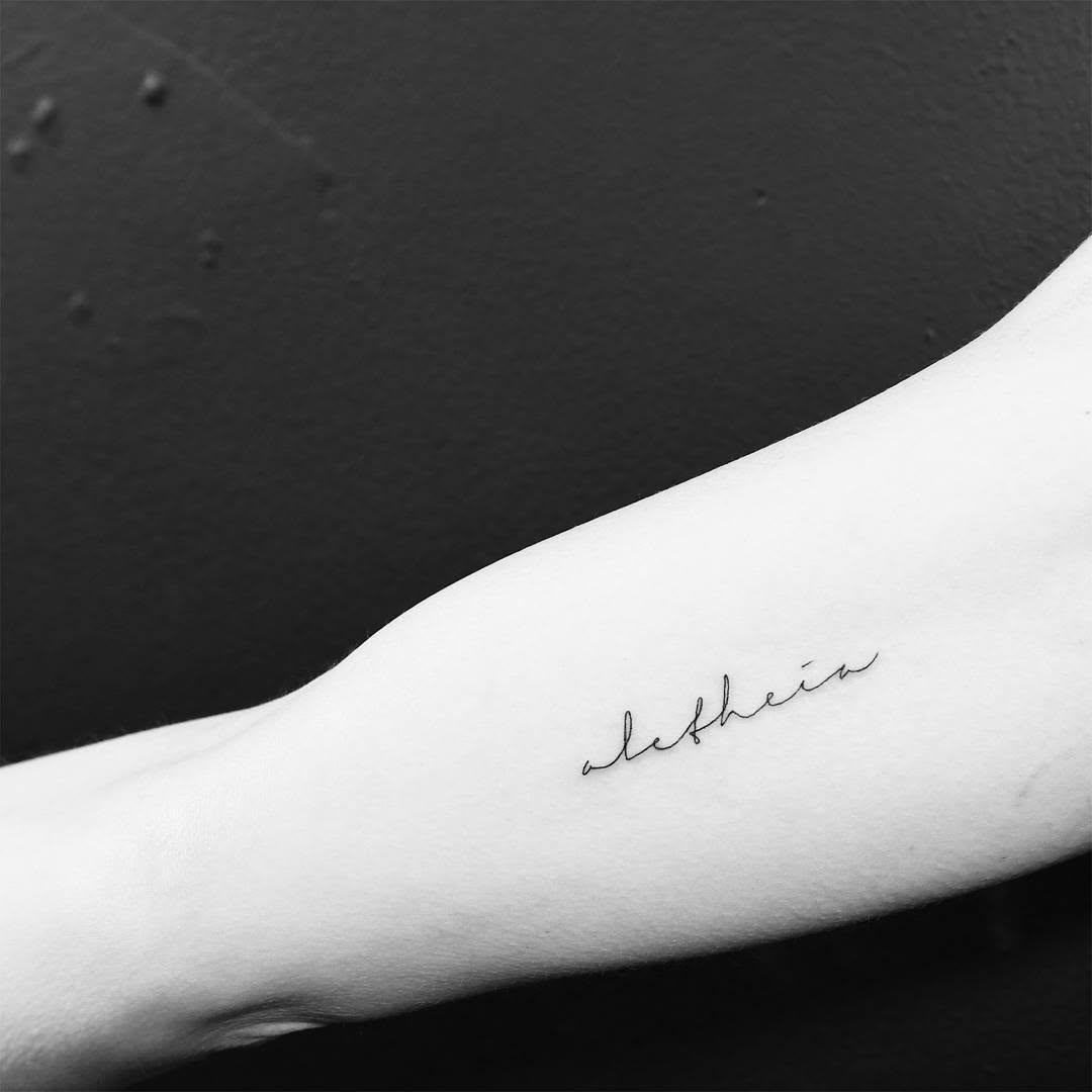 Lettering, 서명