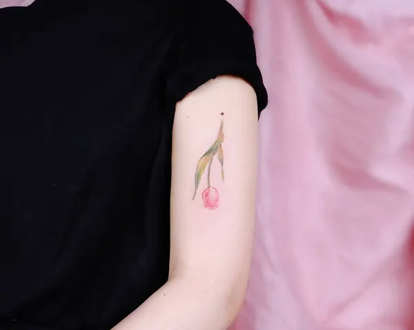 Flower, 체리, 포도