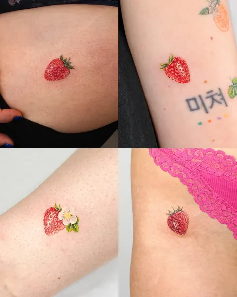 사과, 석류, 딸기