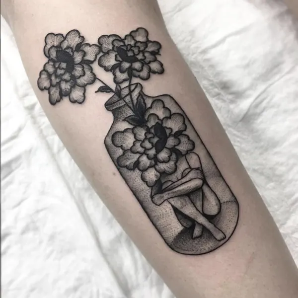 Flower, Rose, 덩굴, 포도, 수국