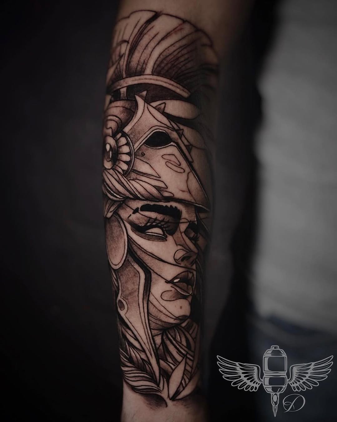 Game Face Tattoo