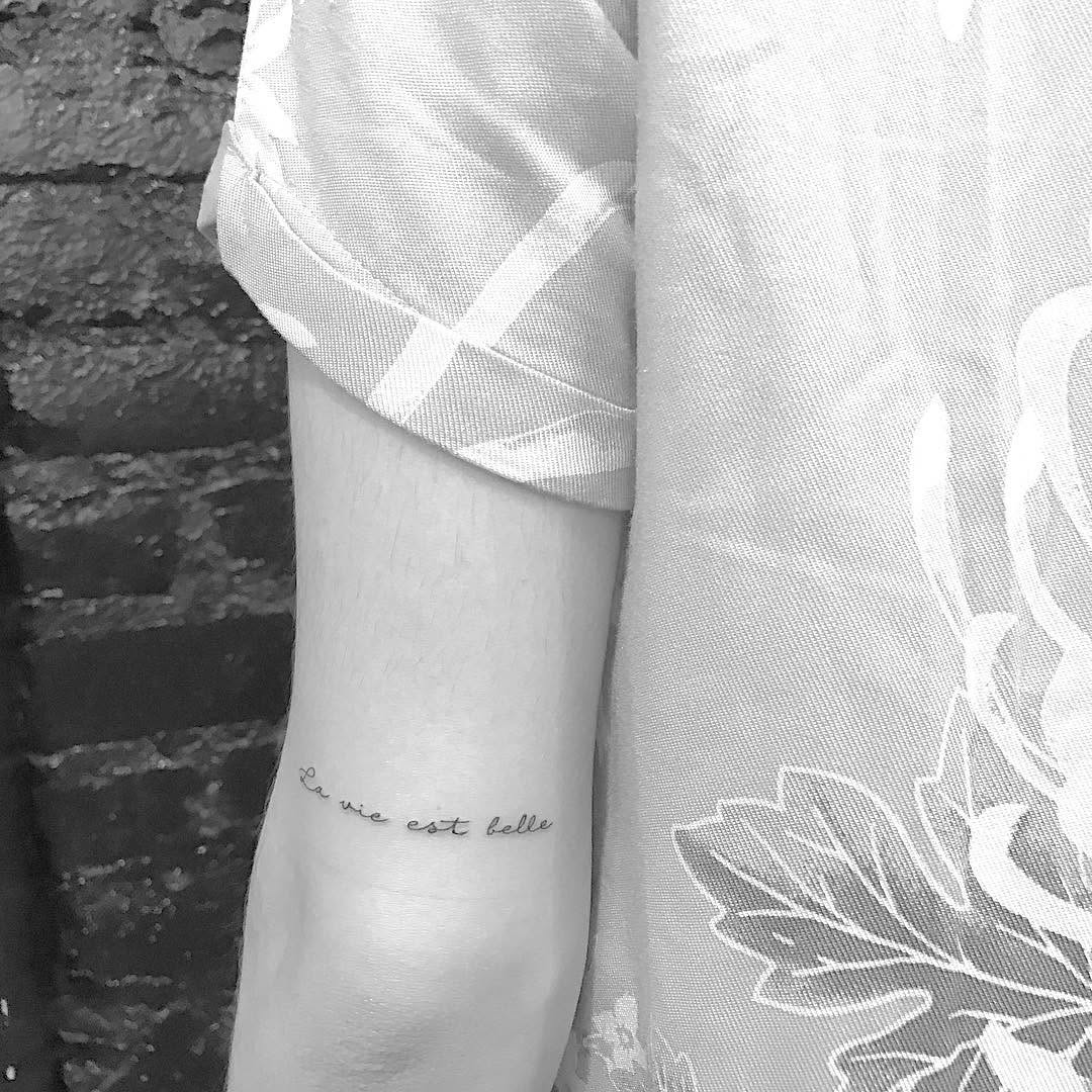 Flower, Lettering, Rose