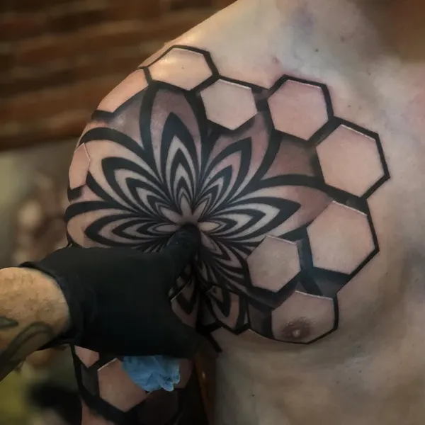 Geometric, 한국 연꽃