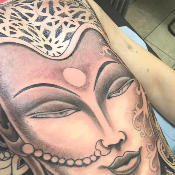 Flower, 탈, 가면, 오니 가면, 한야 가면