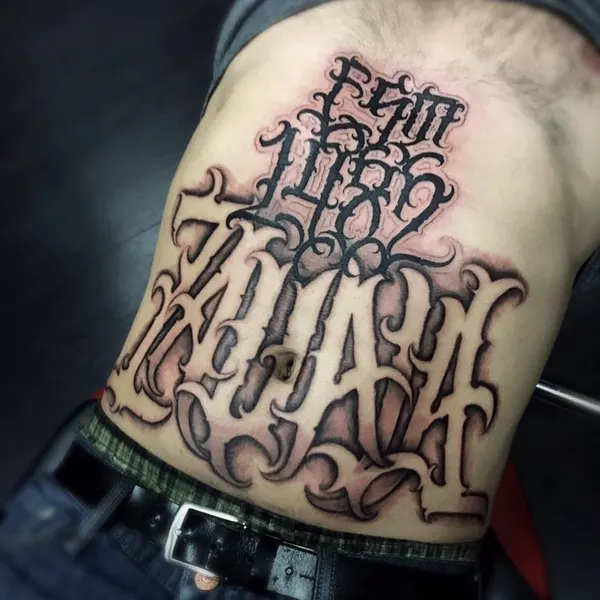 Lettering, 고딕 레터링